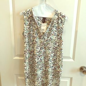 H&M sleeveless tunic with fun pattern